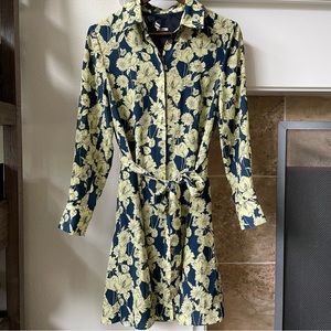 Jason Wu Silk Floral Shirtdress, Size 4